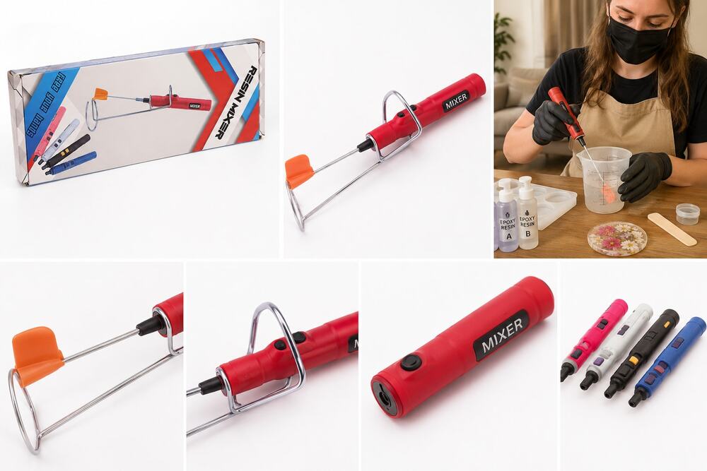 Electric Resin Mixer 250RPM – Portable 3.6V DC Epoxy & Craft Mixing Tool